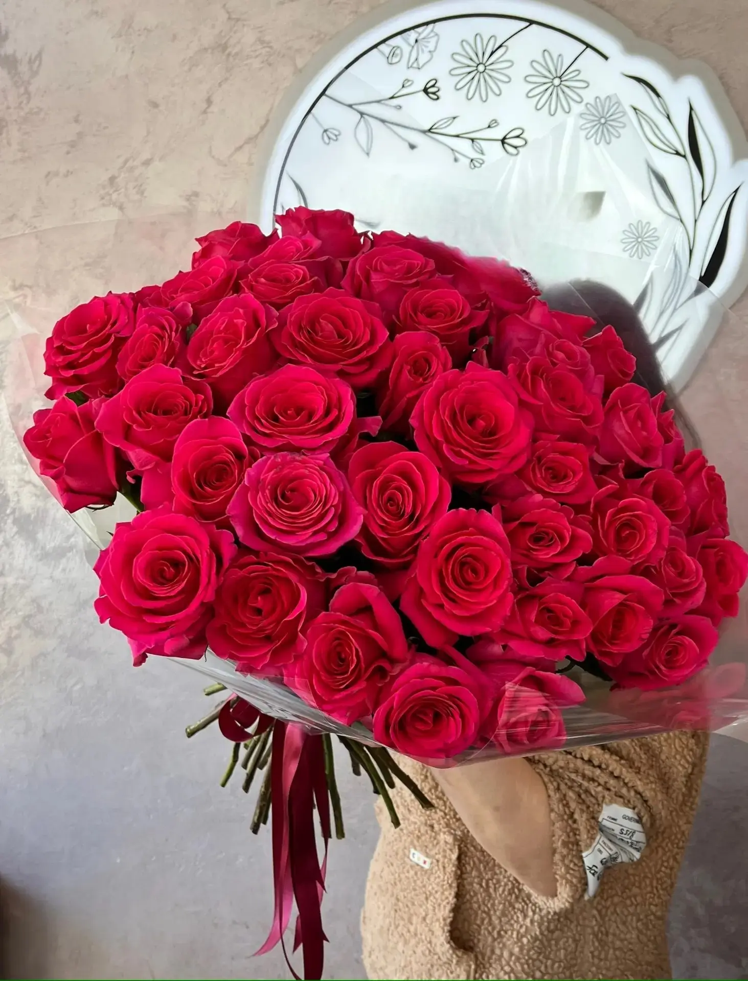 картинка с букетом красных роз